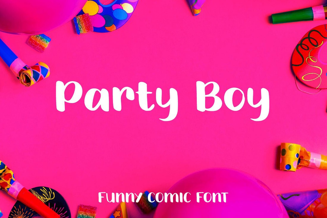 Party Boy Font preview