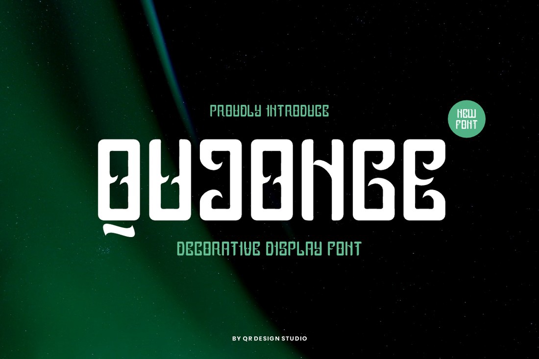 Qujonge Font preview