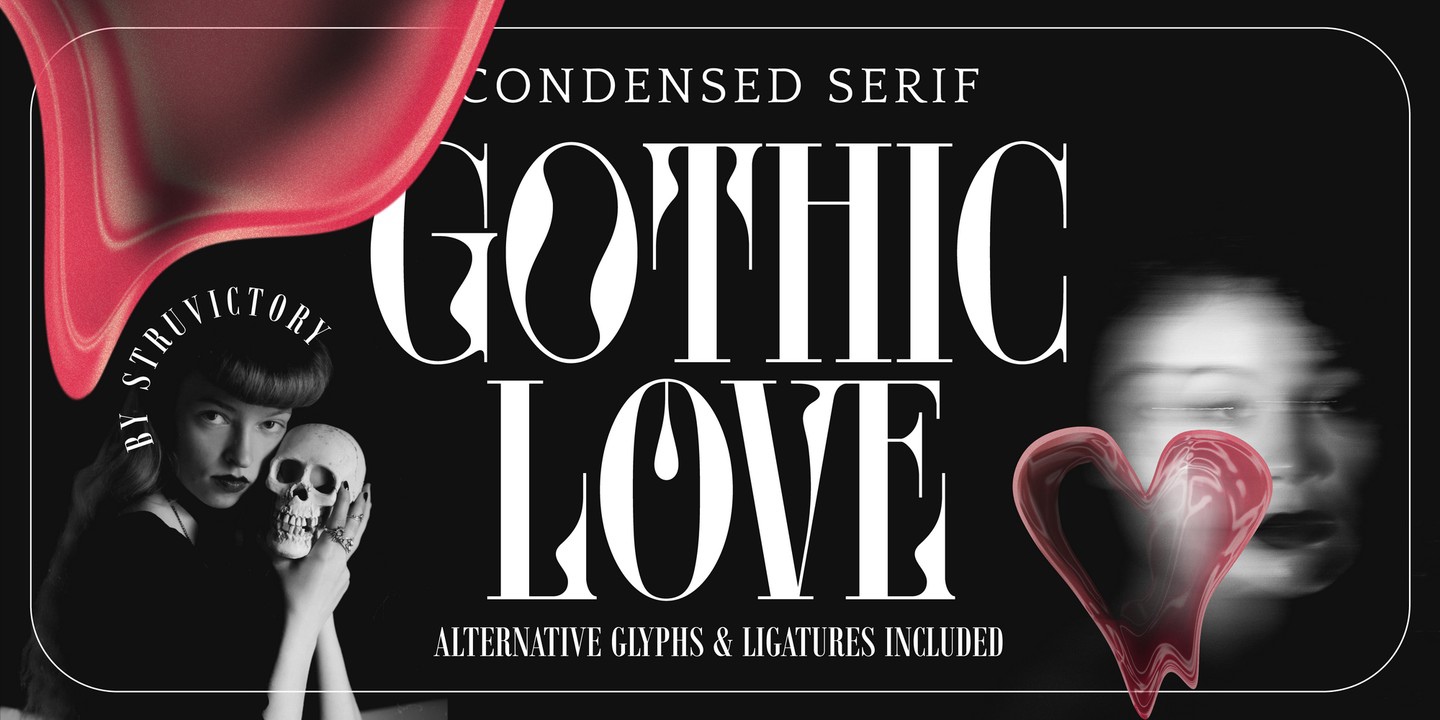 Gothic Love Font preview