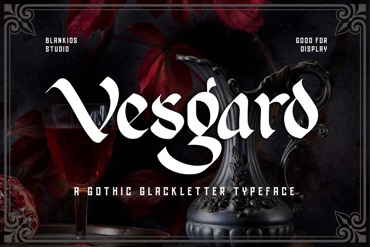 Vesgard Font preview