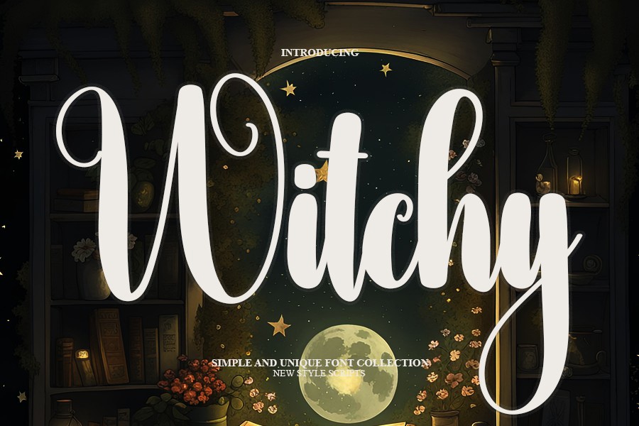 Witchy Font preview