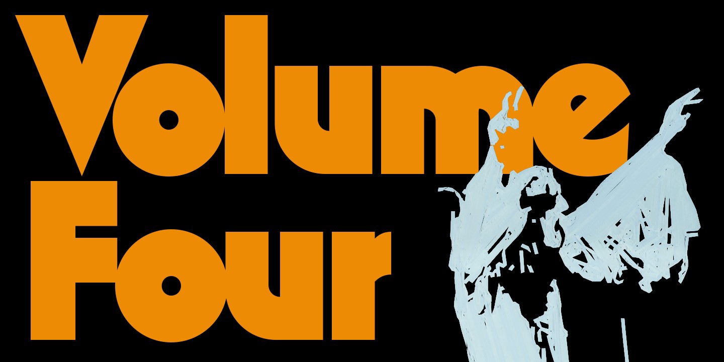 VolumeFour Font preview