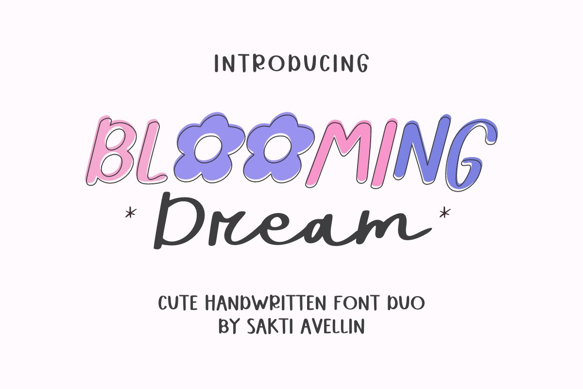 Blooming Dream Font preview