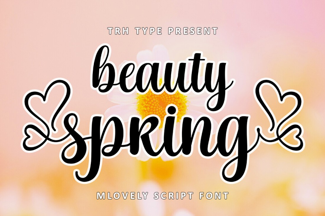 Beauty Spring Font preview