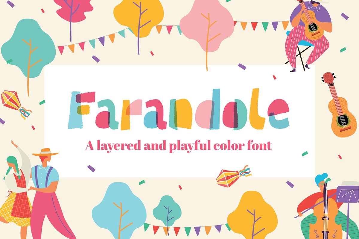 Farandole Font preview