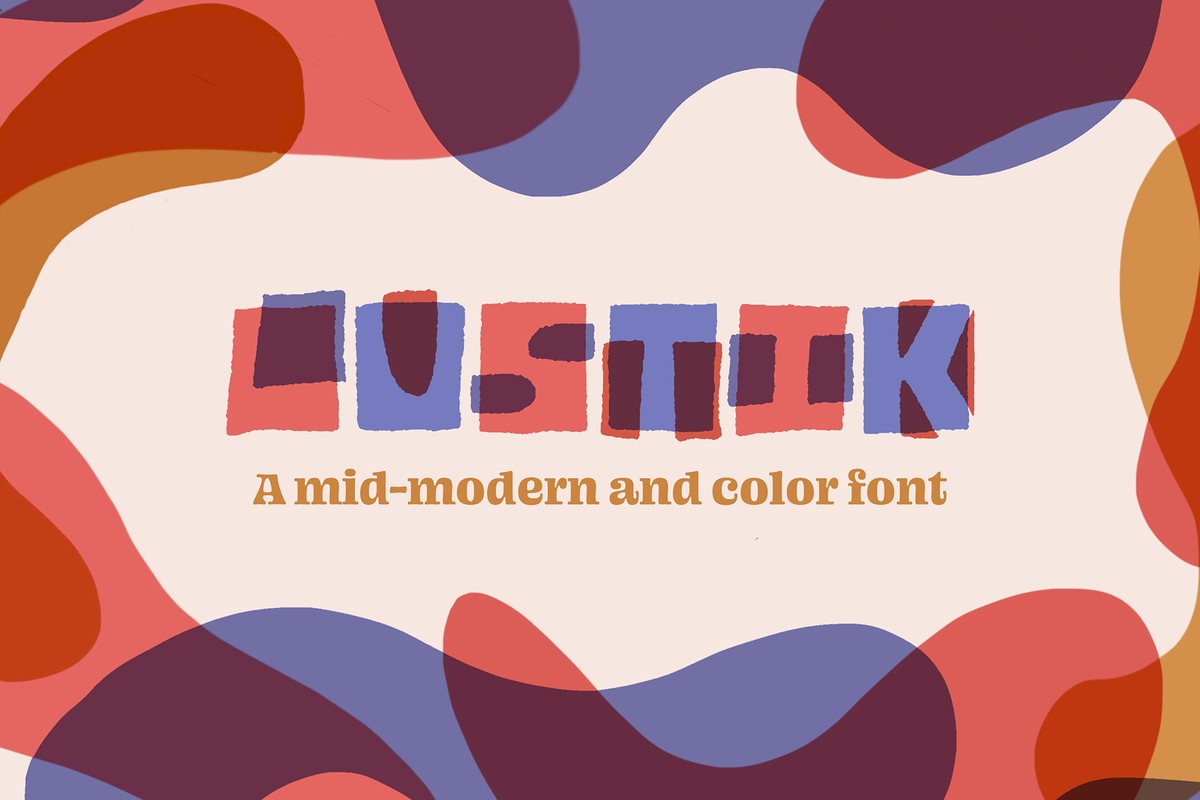 Lustik Font preview