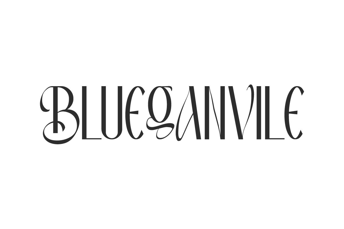 Blueganvile Font preview