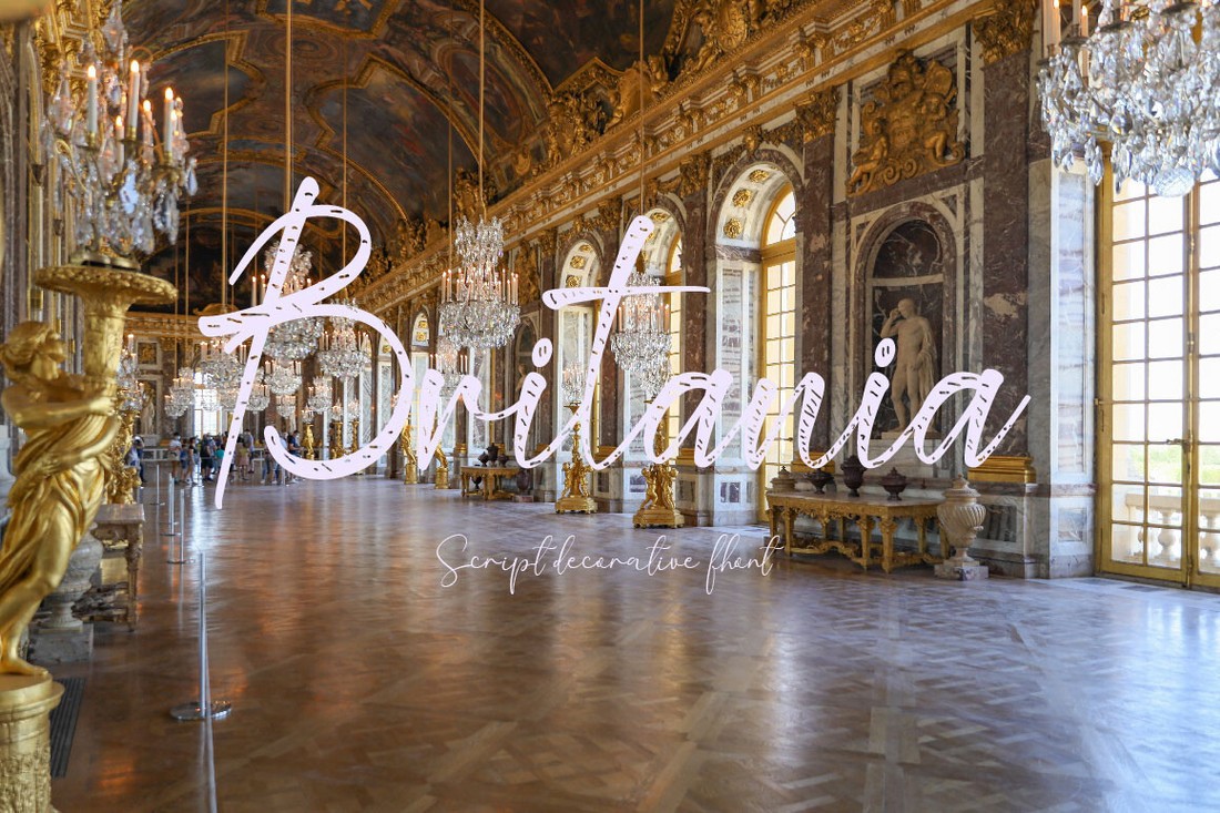 Britania Script Font preview