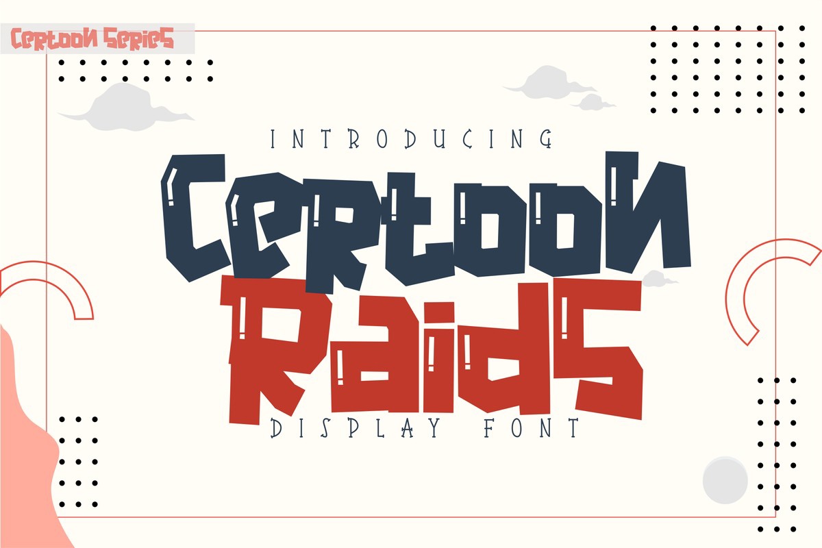 Certoon Raids Font preview