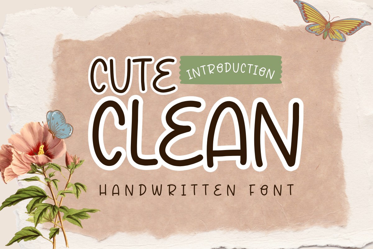 Cute Clean Font preview