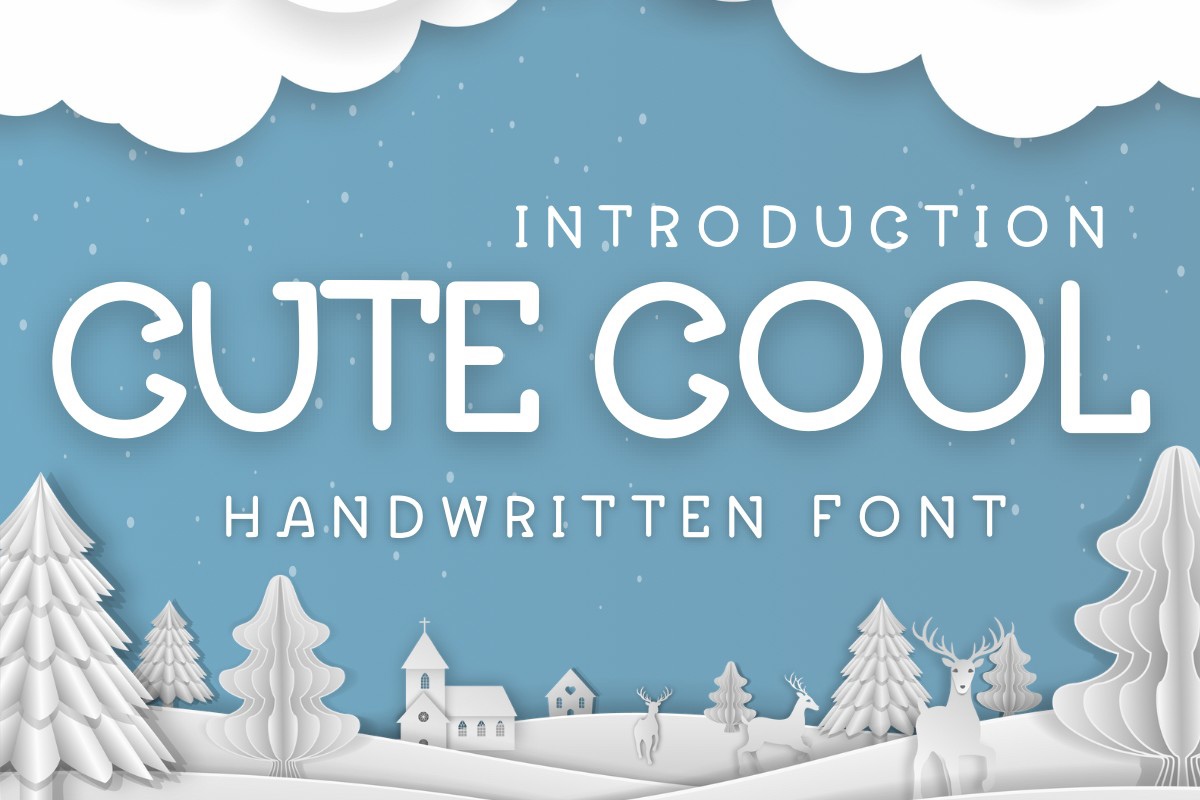 Cute Cool Font preview