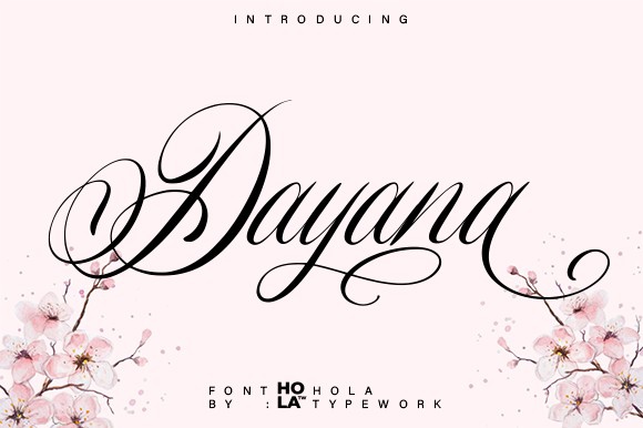 Dayana Font preview