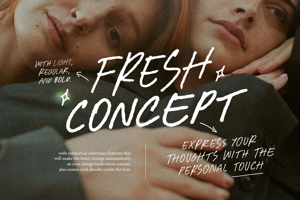 Fresh Concept Font preview