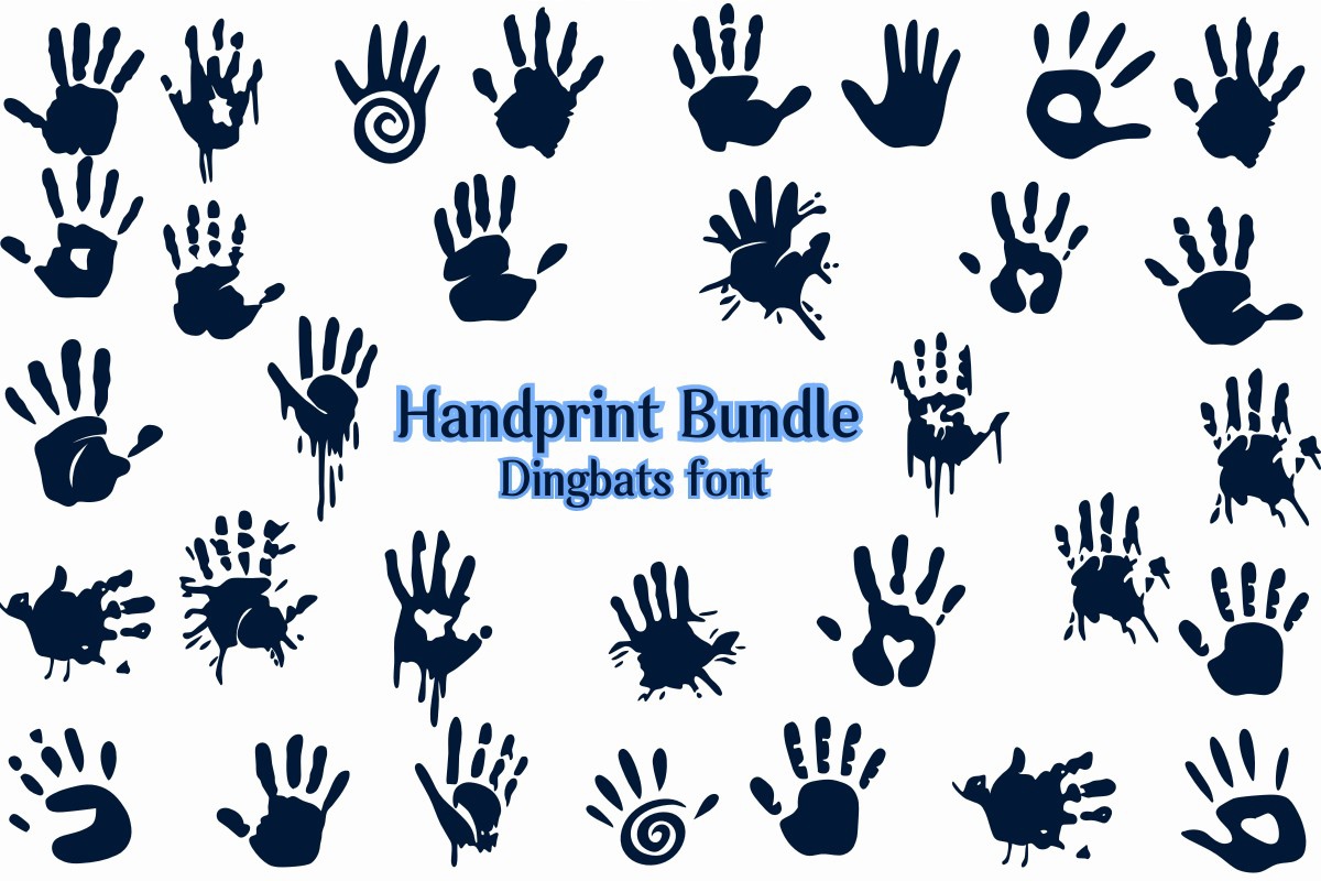 Handprint Bundle Font preview