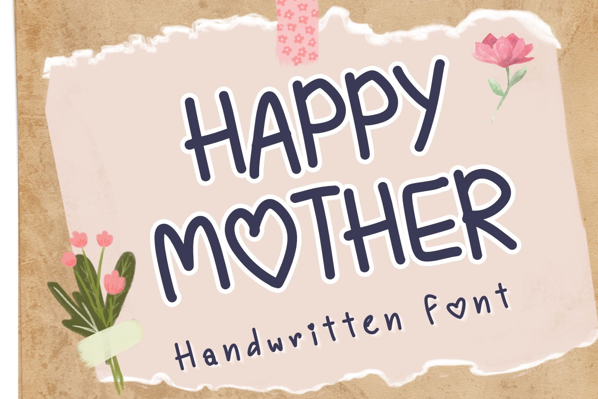 Happy Mother Font preview