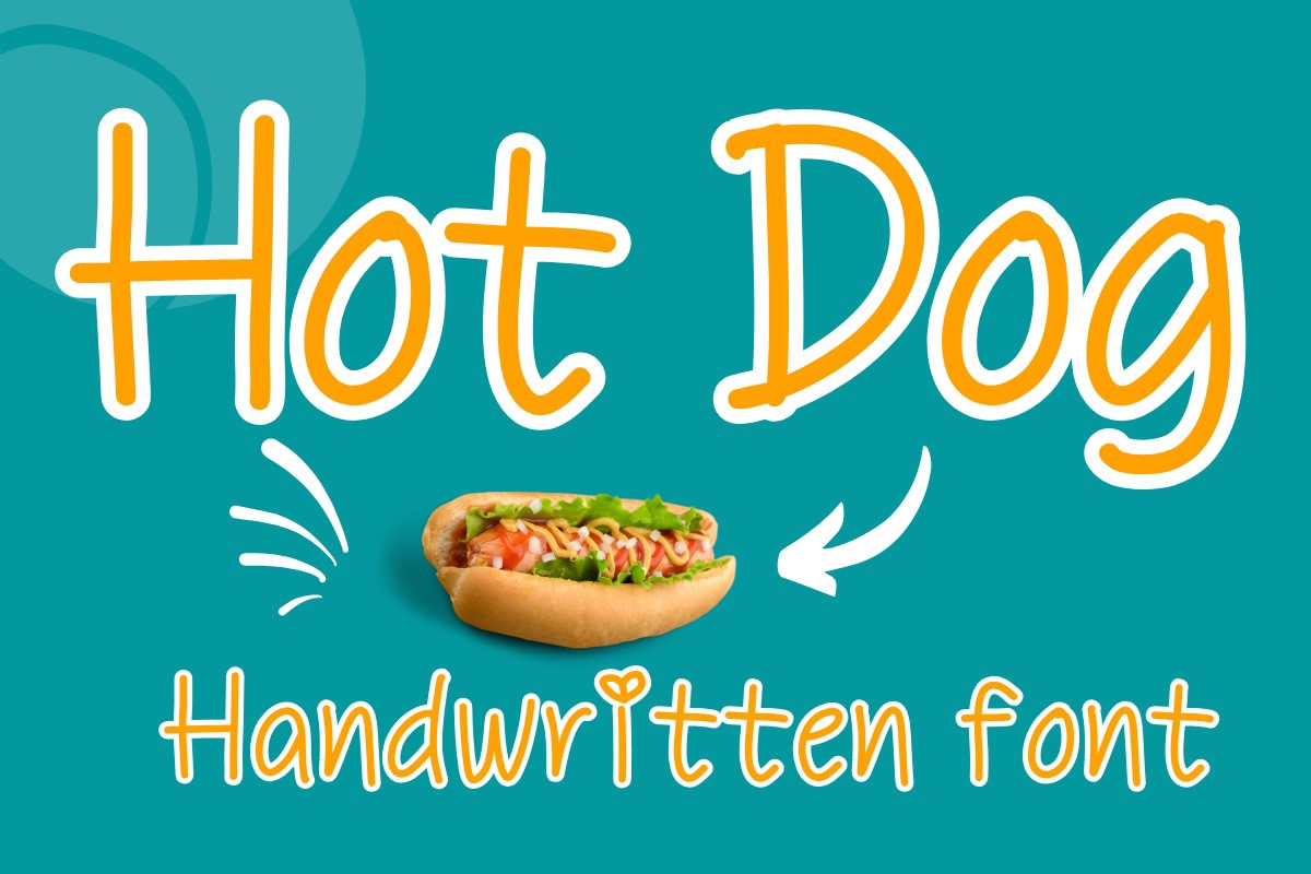 Hot Dog Font preview