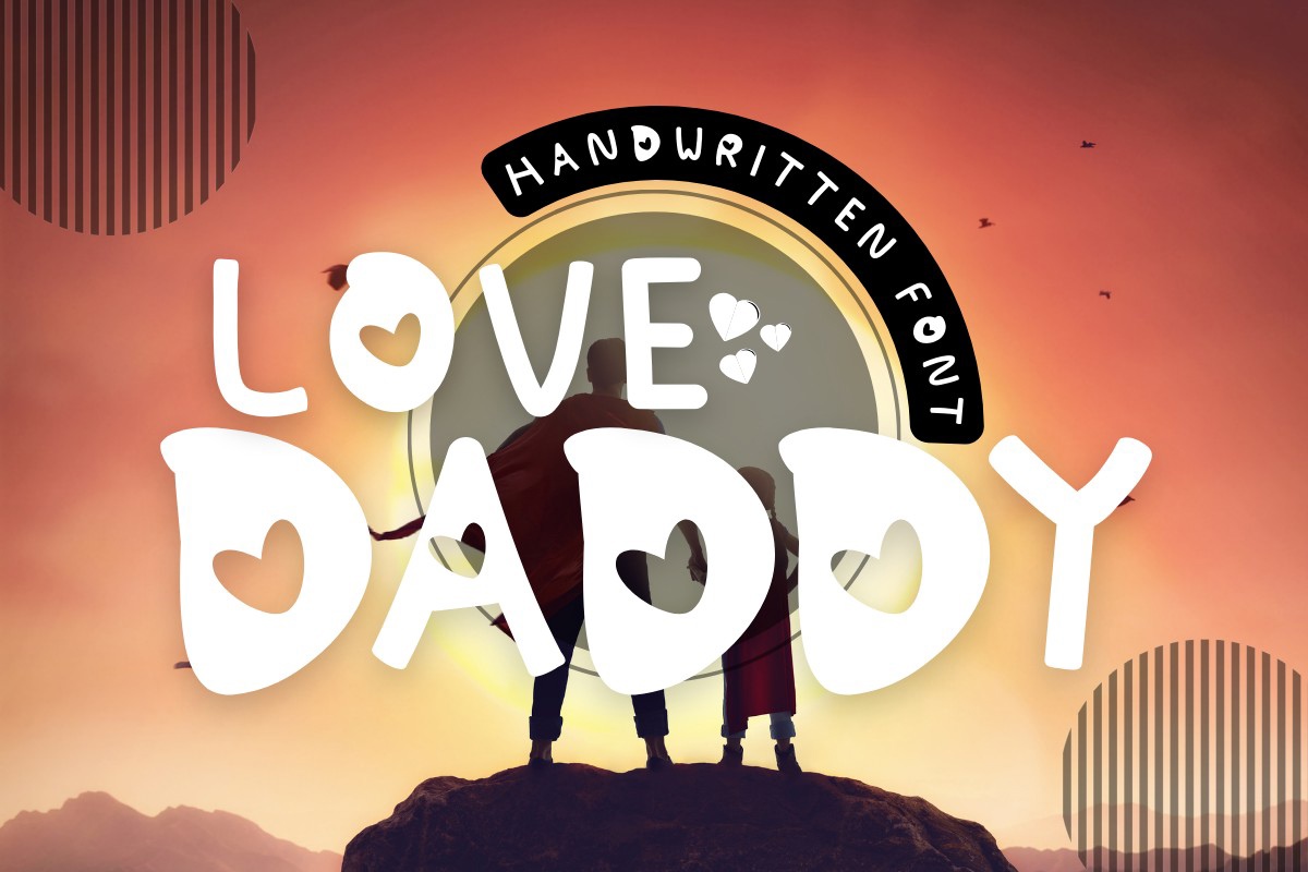 Love Daddy Font preview