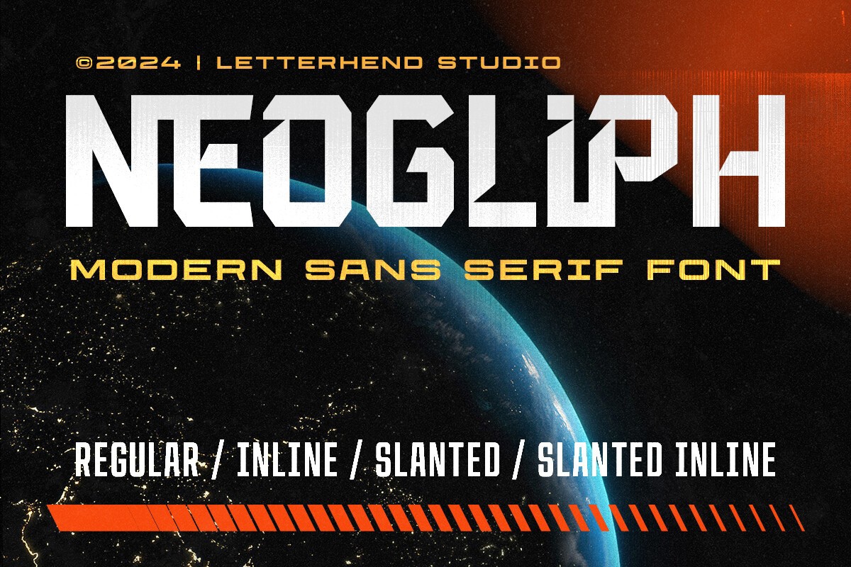 Neogliph Font preview