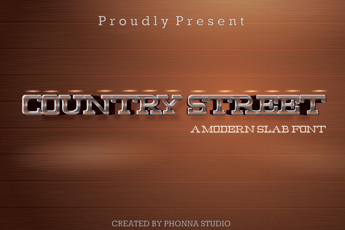 Country Street Font preview