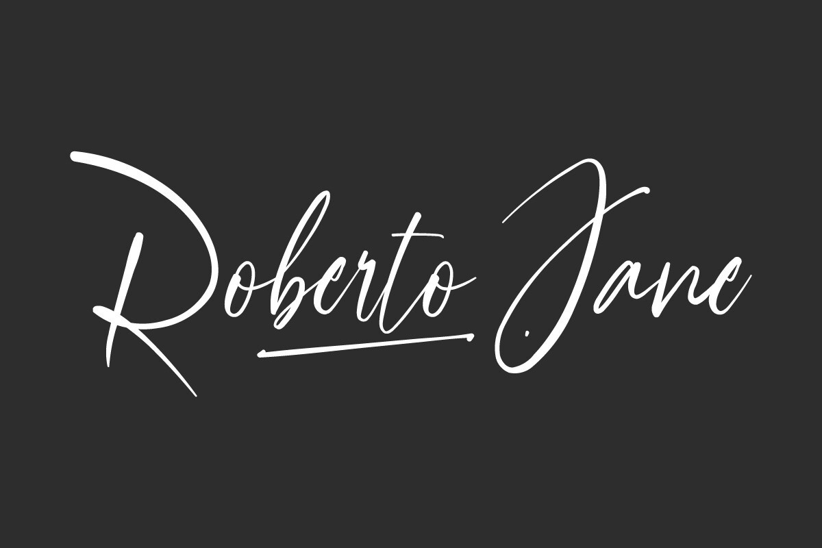 Roberto Jane Font preview