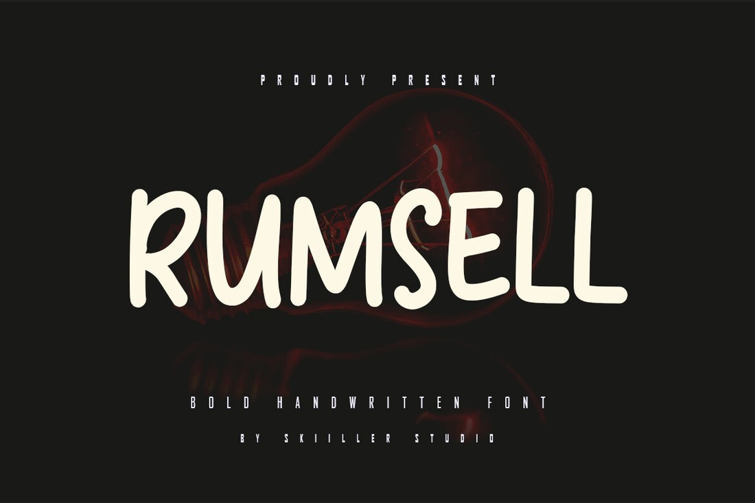 Rumsell Regular Font preview