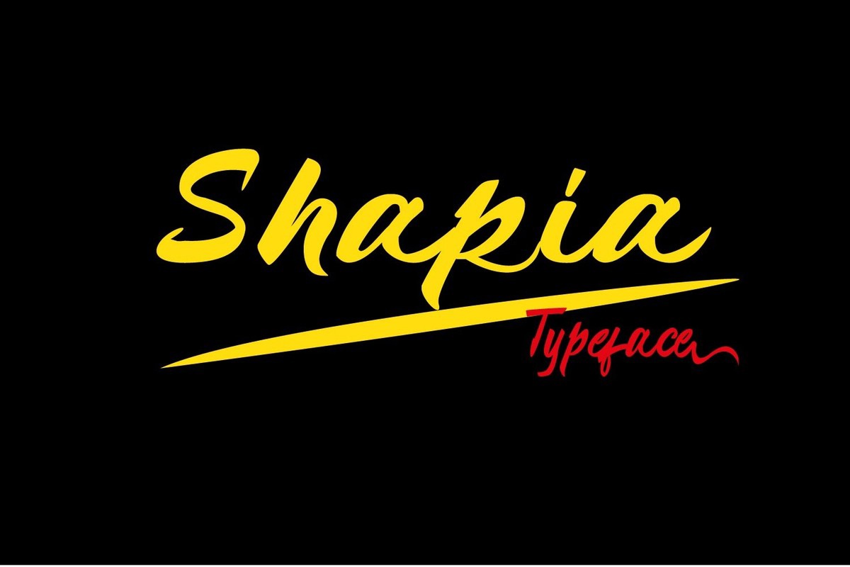 Shapia Font preview