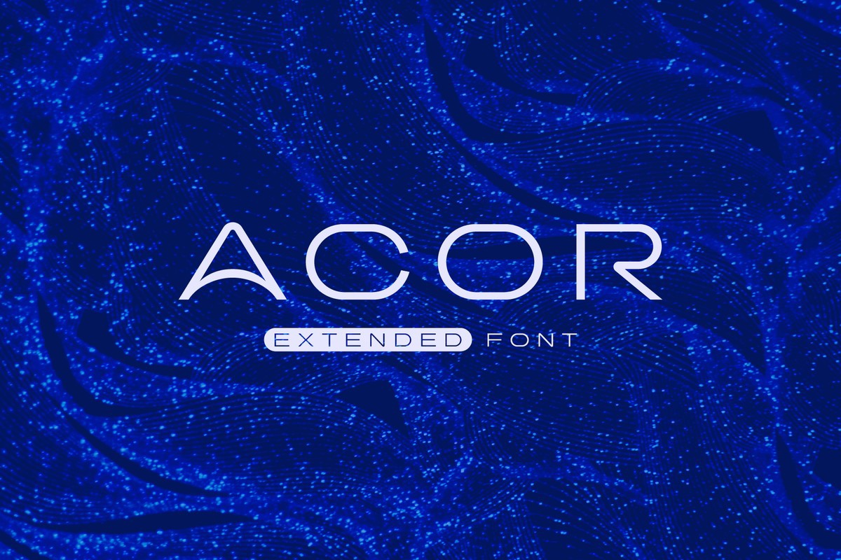 Acor Font preview