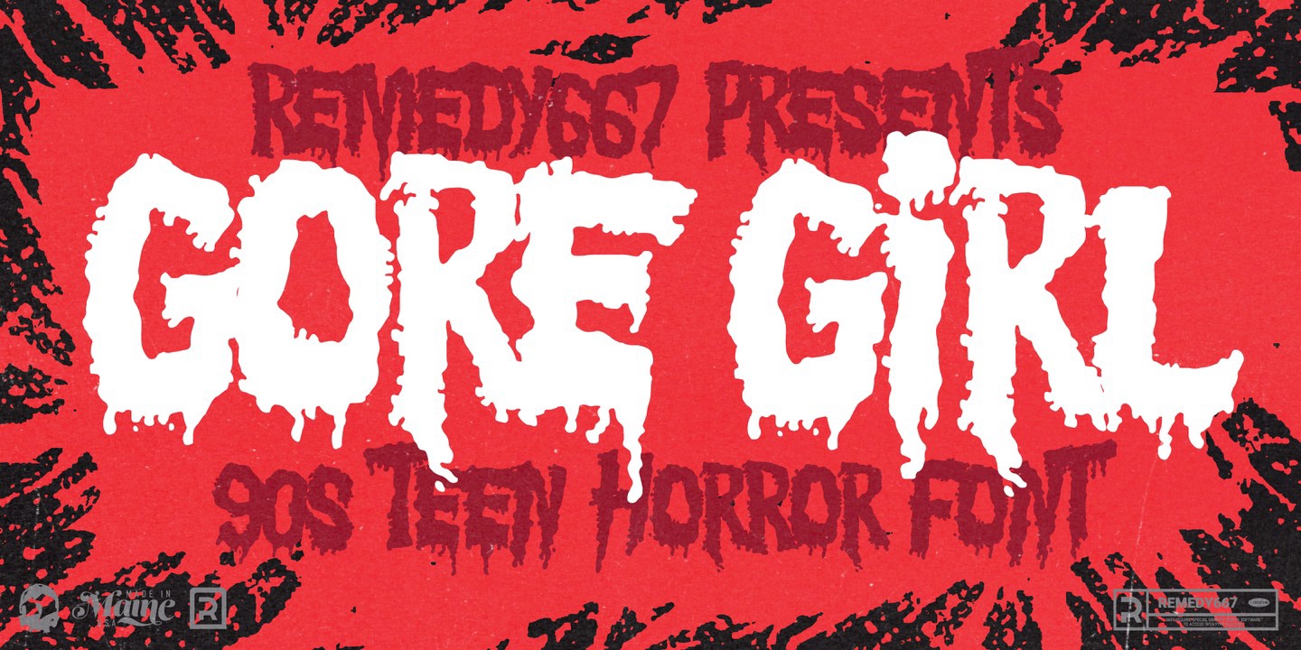 Gore Girl Font preview