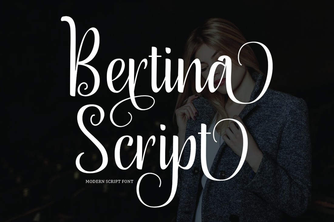 Bertina Script Font preview