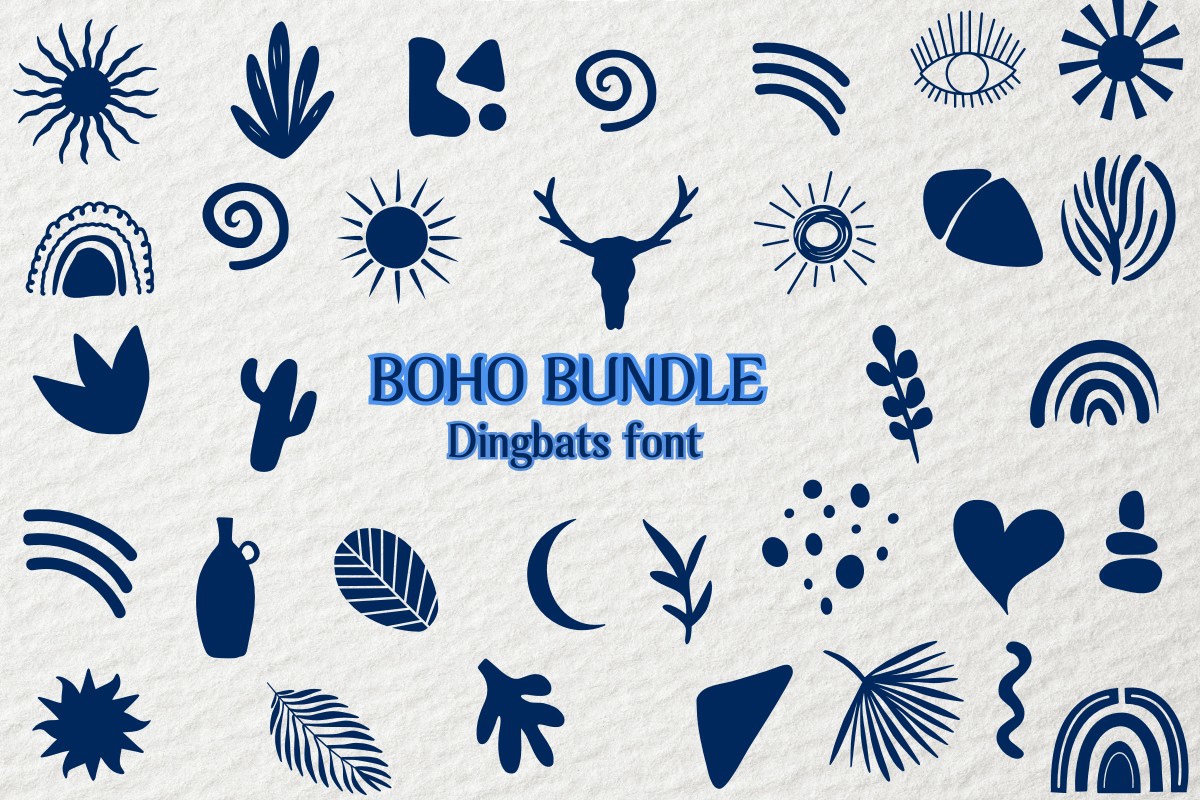 Boho Bundle Font preview