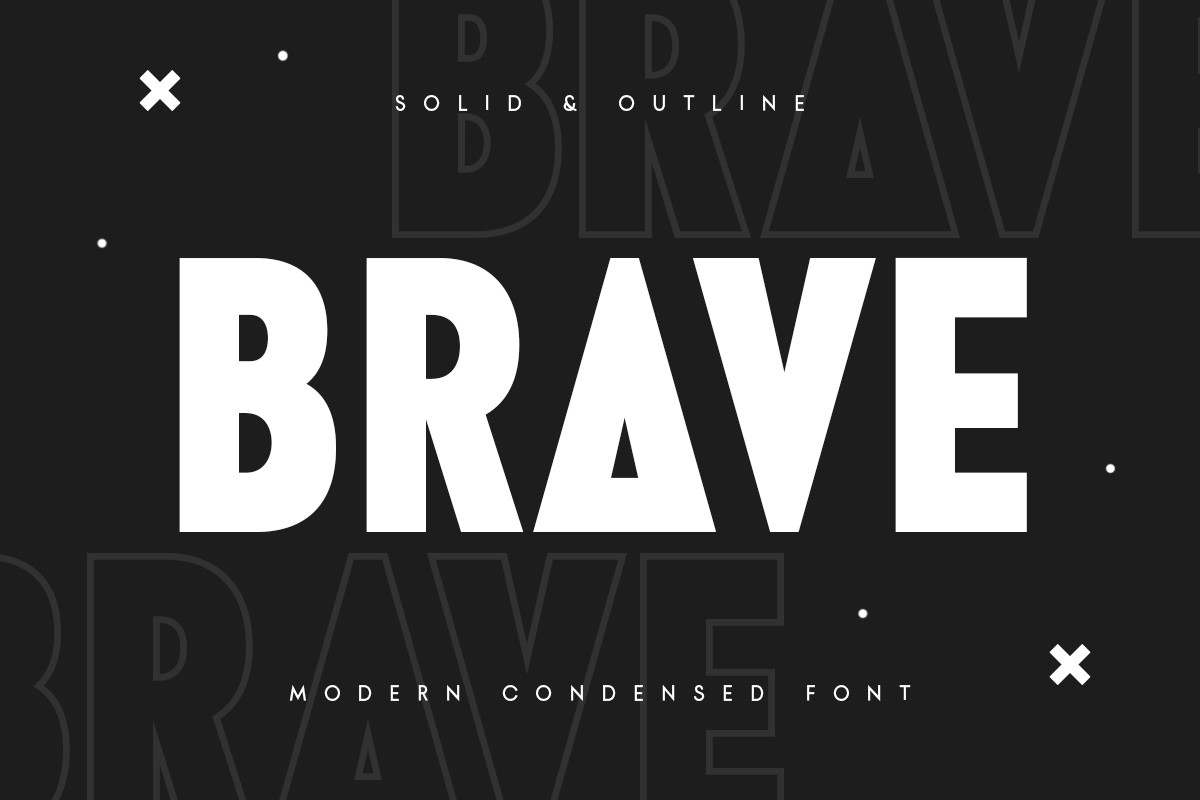 Brave Font preview