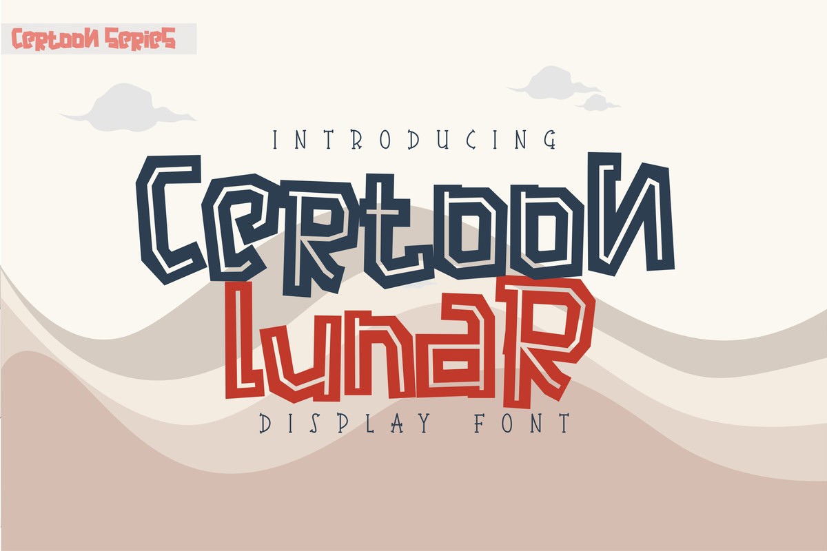 Certoon Lunar Font preview