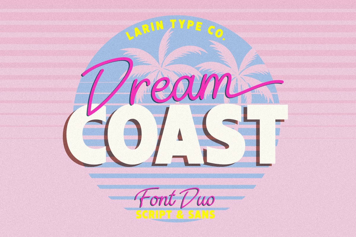 Dream Coast Font preview