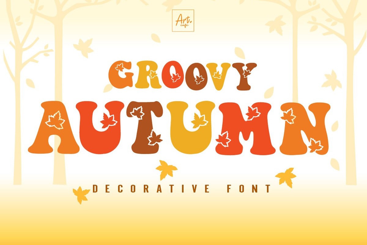 Groovy Autumn Font preview