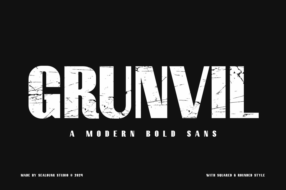 Grunvil Font preview