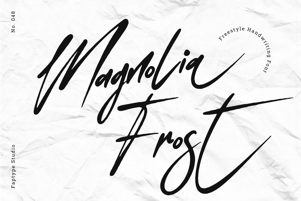 Magnolia Frost Font preview