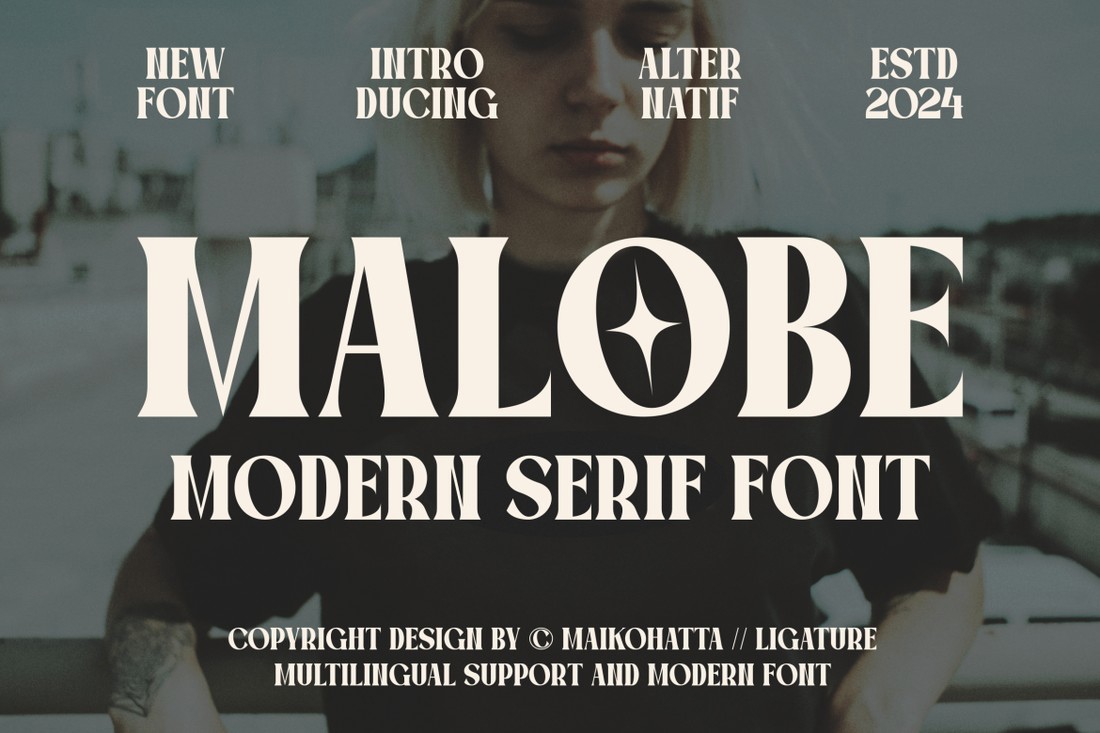 Malobe Font preview