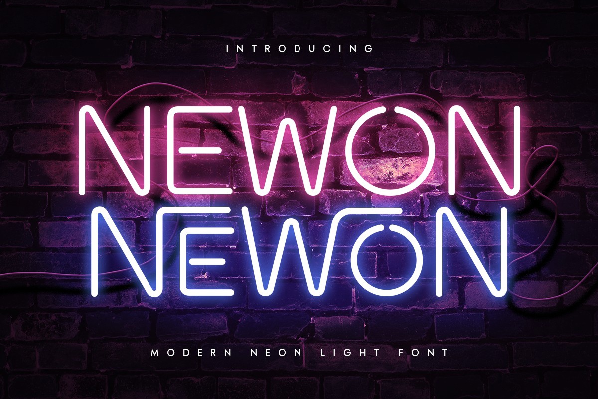 Newon Font preview