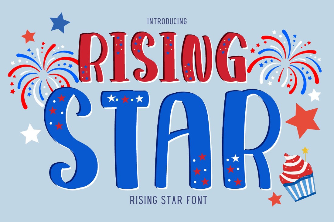 Rising Star Font preview