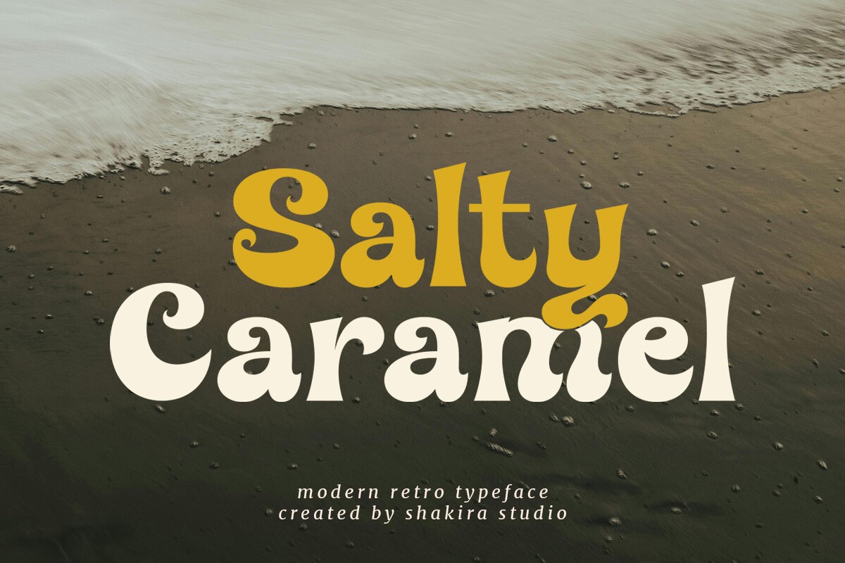 Salty Caramel Font preview