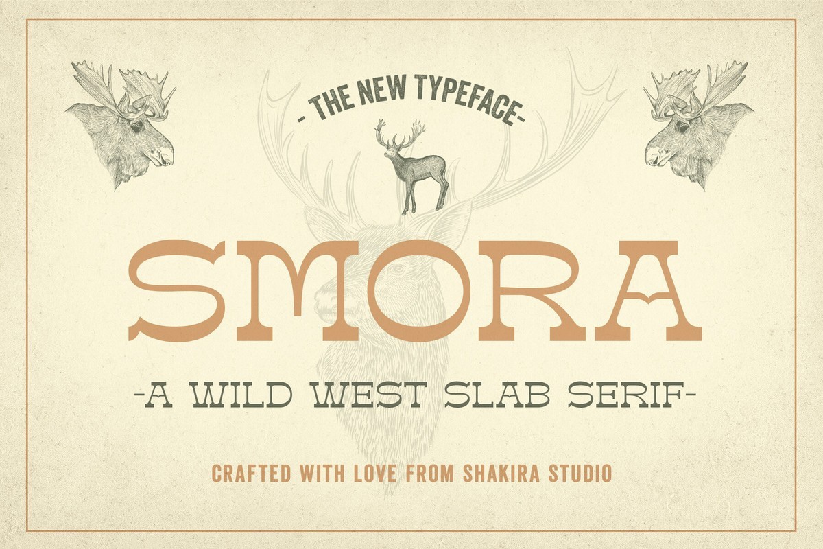 Smora Font preview