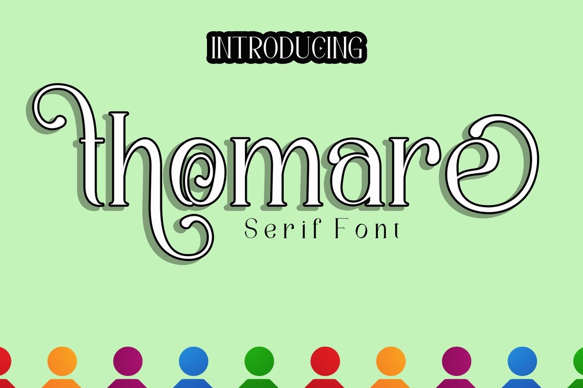 Thomare Font preview