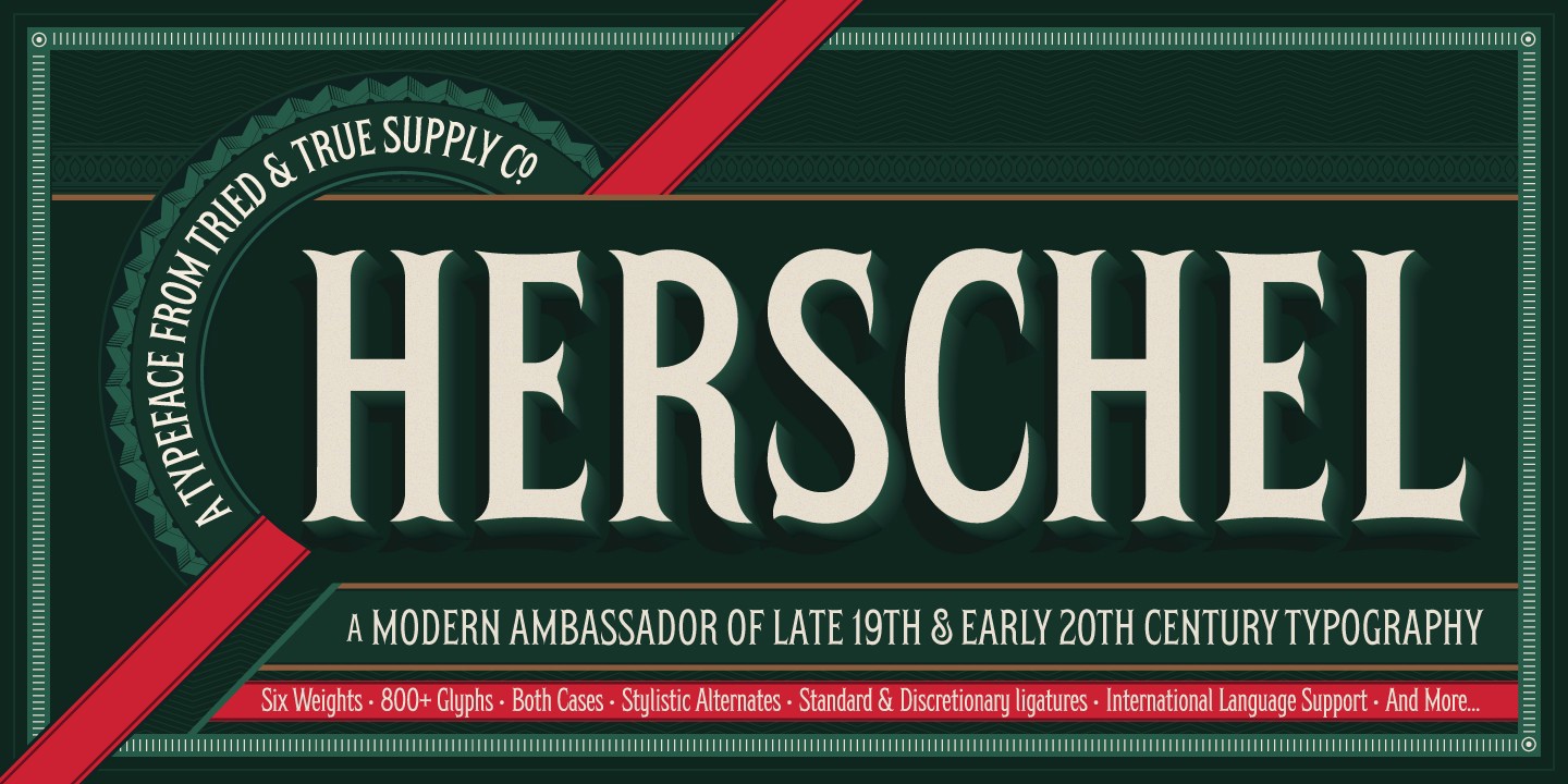 Herschel Font preview