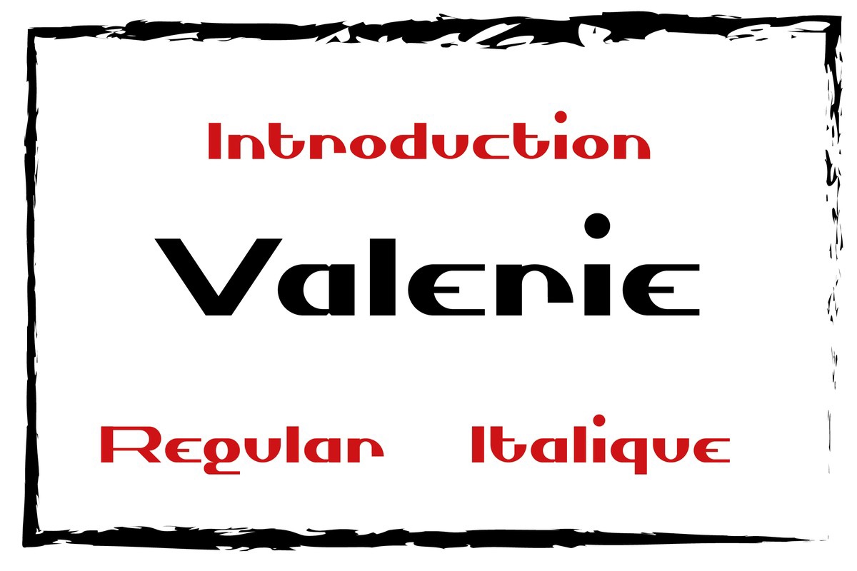 Valerie Font preview