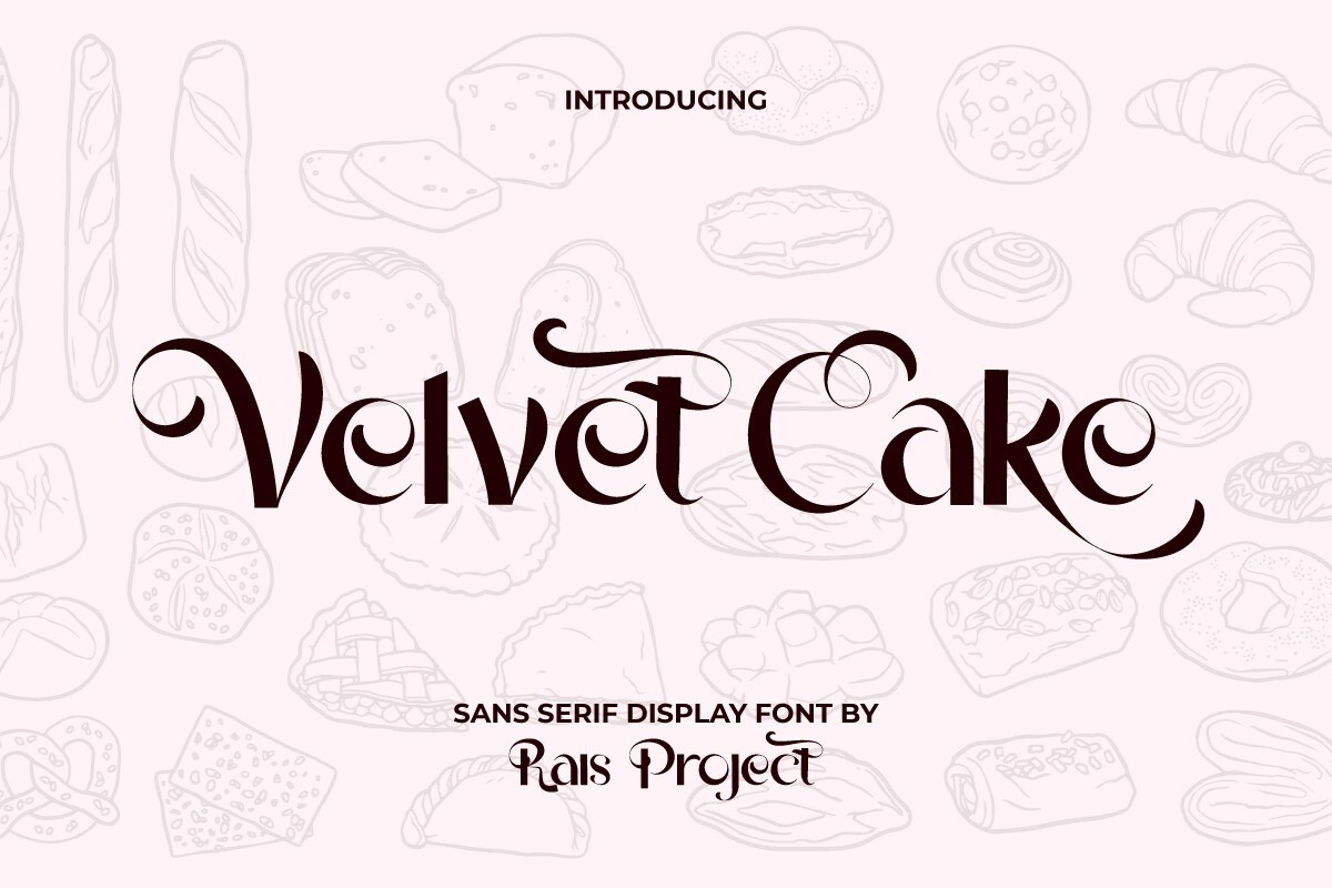 Velvet Cake Font preview