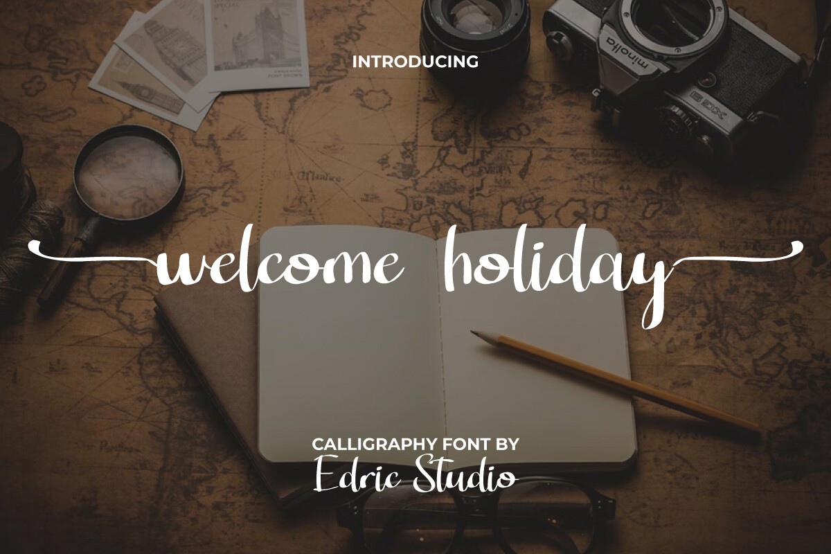 Welcome Holiday Font preview