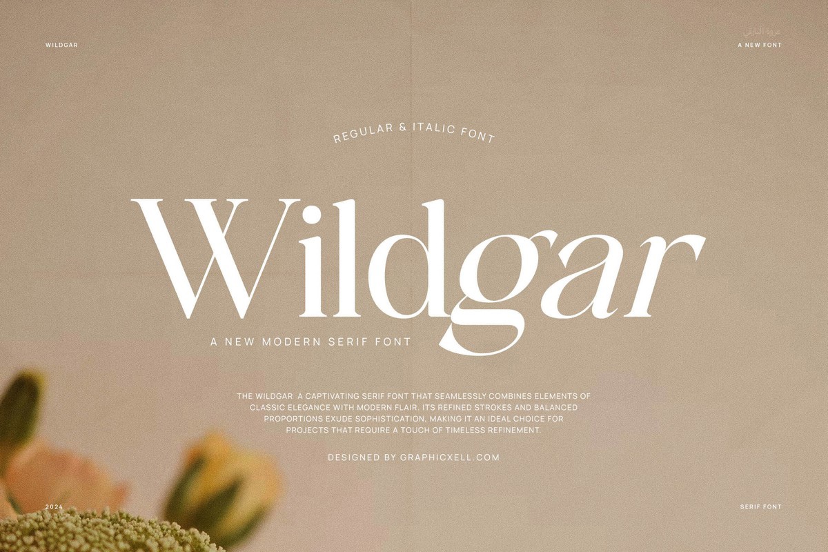 Wildgar Font preview