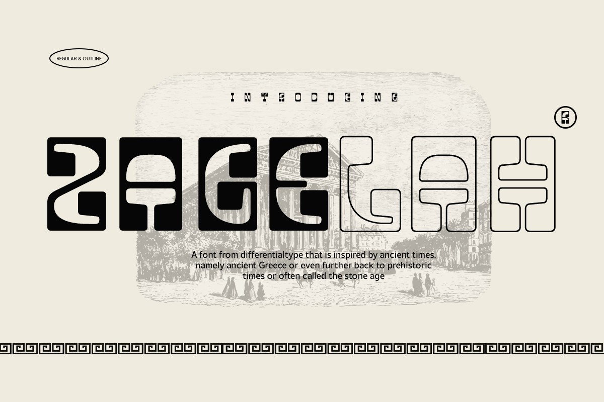 Zagelah Font preview