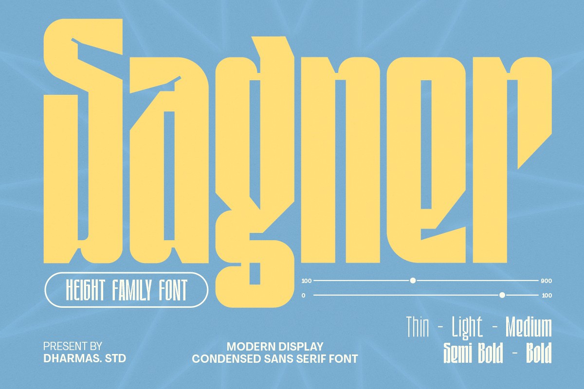 Sagner Font preview