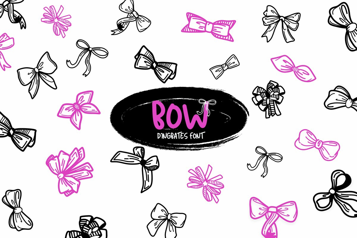 Bow Font preview